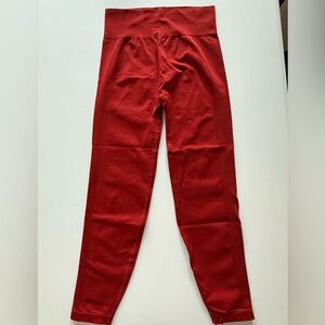 Abercrombie & Fitch Red Leggings
